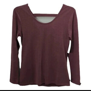 Athletic Top Long Sleeve Collar By Marika